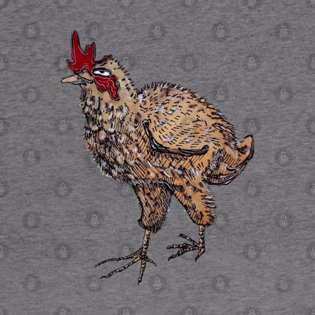 Chicken Chicken Bock Bock by Animal Surrealism